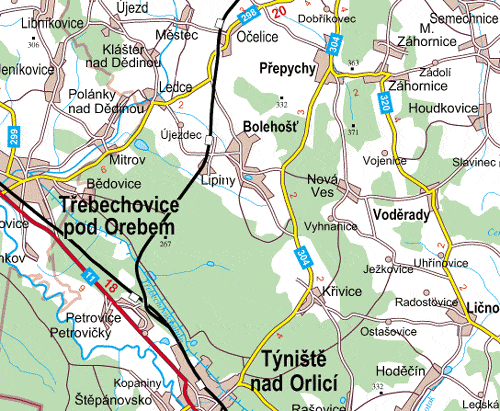 Mapa Boleho�t�